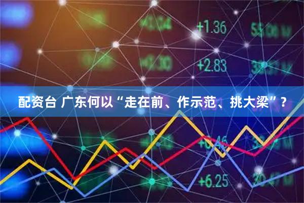 配资台 广东何以“走在前、作示范、挑大梁”？